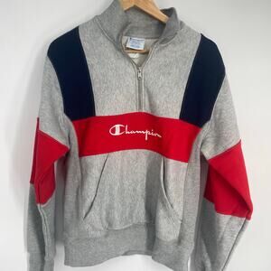 Champion Reverse Weave Men’s Small Gray Athletic Sports Active Outdoor Pullover